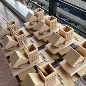 Bamboo Pen Holder